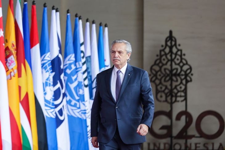 Alberto Fernández en el G20.