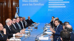 El ministro de Economía de la Nación, Sergio Massa. Anuncio del aumento en el límite de la tarjeta de crédito.