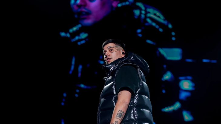 El rapero argentino Duki.