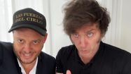 Demian Reidel y Javier Milei