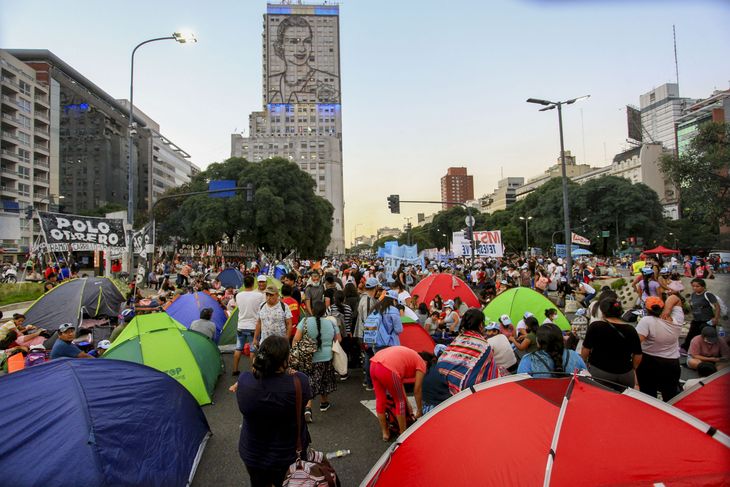 La Unidad Piquetera vuelve a marchar a Desarrollo Social