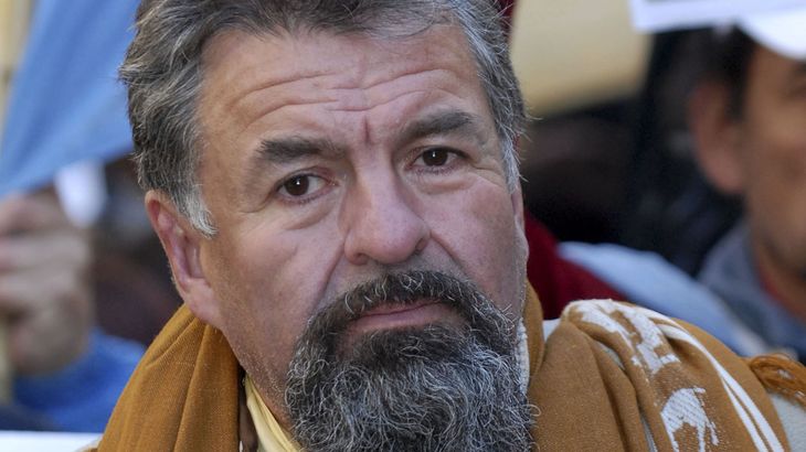 El líder del Movimiento Independiente de Jubilados y Desocupados (MIJD), Raúl Castells.